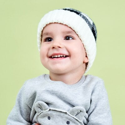 New Winter Baby Hat Thick Kids For Girls Boys Parent Child Hat Cotton Women Men Hat Warmer Children Cap Knitted80-3 Y He Qiyong unisex