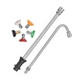 thumbnail image 3 of Pressure Washer Extension Rod Stable 1/4 inch Quick Connect Durable Professional Stainless Steel, 3 of 9