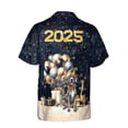 thumbnail image 2 of Happy New Year Great Dane Welcome 2025 Balloon Firework Party Hawaiian Shirt Breathable Summer Unisex Merch Danes Dog Lover Gifts - 01014, 2 of 6
