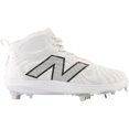 thumbnail image 3 of New Balance Men's Fuelcell 4040V7 Mid Metal Baseball Cleat White/Grey Medium 10, 3 of 7