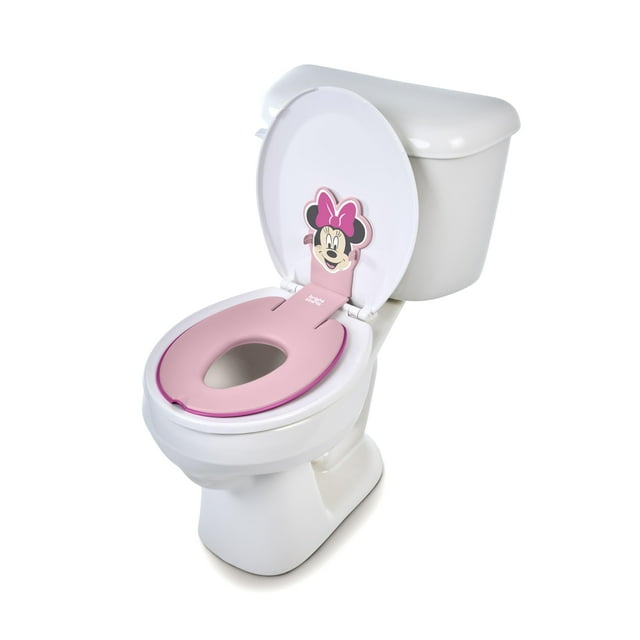 Asiento Infantil Bright Starts Minnie Mouse para Orinal de Voltear y Sentarse