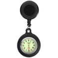thumbnail image 1 of EeaseCA Badge Reel Pocket Watch Fashion Pocket Watch Clip-on Pocket Hanging Watch Creative Pocket Hanging Watch Test Watch for Students (Black Luminous), 1 of 9