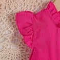 thumbnail image 4 of WEAIXIMIUNG Easter Toddler Girls Dress Ruffle Sleeveless Tiered Swing Dresses Cute Summer Beach Dress For 1 7T 110, 4 of 6