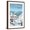 Brown Frame, variant on Art.com Killington, Vermont - Retro Ski Resort Art Print by Lantern Press, Black Frame Wall Art, 21" x 29"