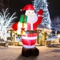 thumbnail image 4 of Inflables navideños de Papá Noel, decoraciones navideñas de Papá Noel, decoración explosiva para Fiesta al aire libre, 4 of 7