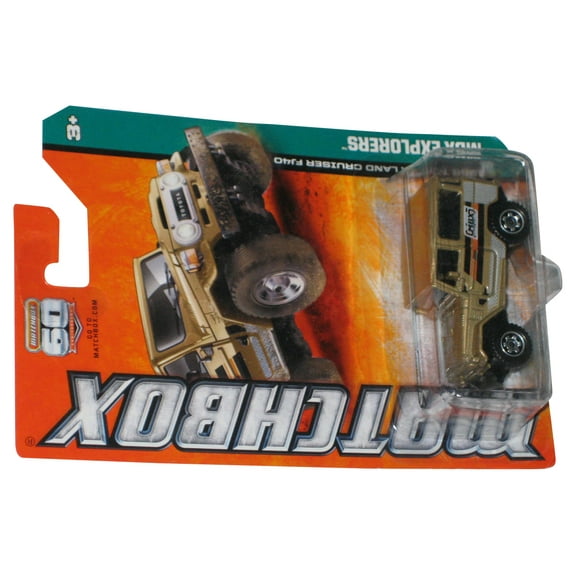 Matchbox MBX Explorers (2012) Gold 1968 Toyota Land Cruiser FJ40 Toy Car 90/120