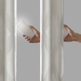 thumbnail image 5 of Blackout Curtain for Bedroom Living Room, Knitted Jacquard  Window Curtain Panel with Metal Silver Grommet for 1.25 Inches Rod In Diameter, 108.00''x50.00''x0.13'', Ivory, 5 of 7