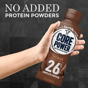 The Award Box Core Chocolate Power Elite High Protein Drink, Chocolate, 26g Protein, 14 fl oz, 6 Bottles