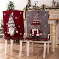 thumbnail image 4 of Christmas Chair Back Covers Gnome Chair Covers Xmas Dining Chair Covers For Home Kitchen Dining Room Decor, 4 of 5