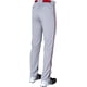 thumbnail image 4 of Pantalones de béisbol para niños Rawlings, gris y rojo, talla juvenil grande, 4 of 5