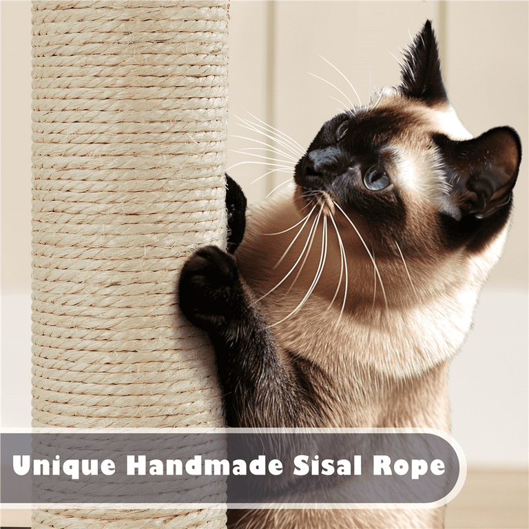 Yaheetech 53.9" Cat Tree Condo Tower, Light Gray photo 4