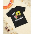 thumbnail image 4 of Spongebob and Gary Big Brother Funny Youth Kids T-Shirt X-Small Black, 4 of 5