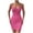 Pink, variant on IROINNID Sheath Dress For Women Fashion Casual V-Neck Sleeveless Mid-Length Size Dress Short Solid Color Dress