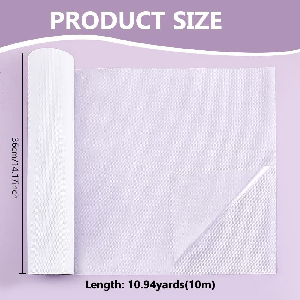 32.8Ft x 14.2Inches Hotfix Tape White Heat Transfer PET Papers Rhinestones Transfer Film Paper Rolls