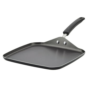 Farberware Easy Clean 11 Inch Aluminum Nonstick Square Griddle, Black