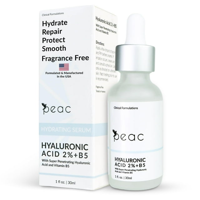 Serum Peac Hyaluronic Acid 2% + B5 30 ml para todo tipo de piel