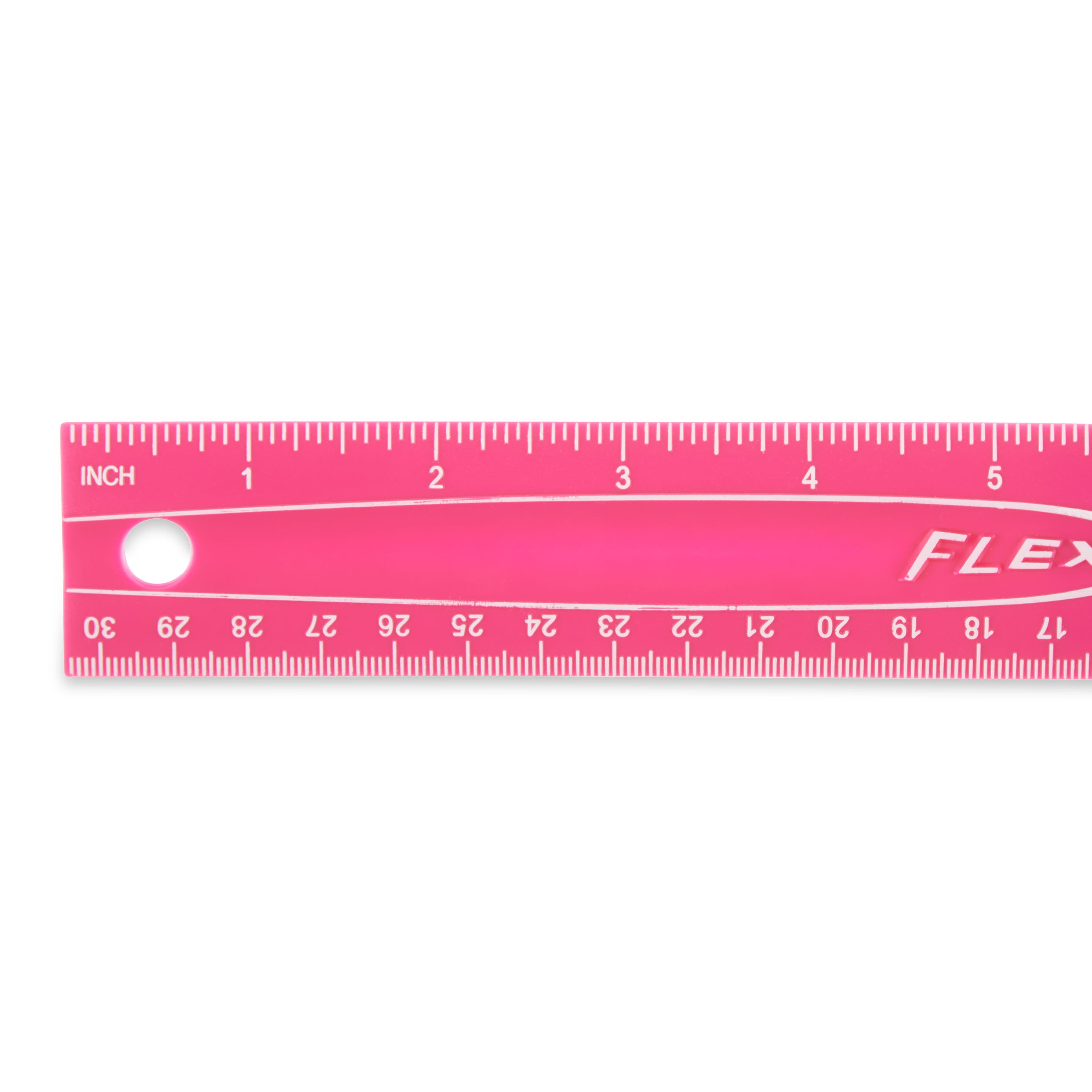 12 Acrylic Fashion Ruler Pink/Red/Orange - up & up™