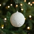 thumbnail image 4 of ABPWLY Christmas Cloth Foam Ball Patterned 8cm Tree Ornament Window Decoration Hanging Ball Scene Decorative Holiday Set 3.14in, 4 of 5