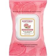 Burt's Bees Facial Cleansing Towelettes, Pink Grapefruit 30 ea (Pack of 4)