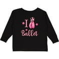 thumbnail image 3 of Inktastic I Love Ballet Girls Long Sleeve Toddler T-Shirt, 3 of 5