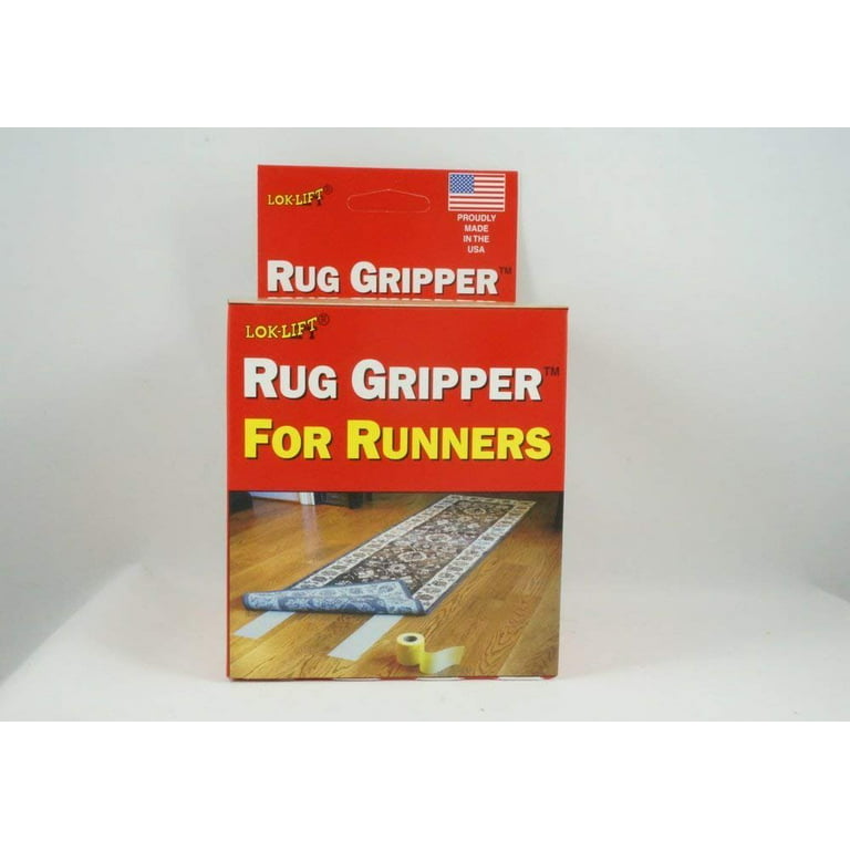 Optimum Technologies Lok Lift Rug Gripper for Runners, 4 Inch by 25 Feet.  The original slip resistant rug solution 