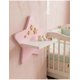 thumbnail image 2 of Repisa Infantil Estrella Pared Mdf Decorativa Habitación Niña Niño Rosa/dorado, 2 of 3