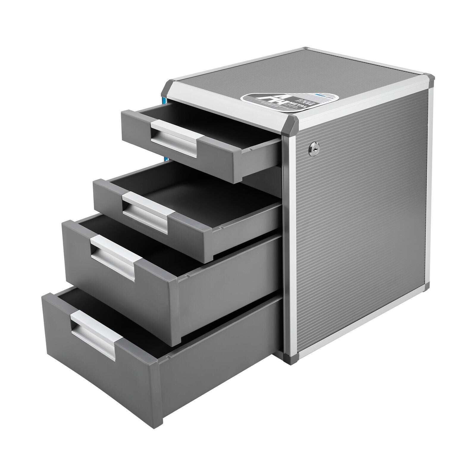 File Cabinet Lateral Storage Office Storage 5 Drawer Filing Cabinet Desktop 22.05lbs Capacity 13.78*12.4*15.94in for Teachers, Students, Offices