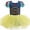 Dark blue, variant on ATAIKU 3-9Y Kids Girls Princess Ballet Dress Short Sleeve Leotards Skirted Tutu Dancewear Halloween Christmas Party Dress 1 Piece