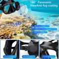 thumbnail image 4 of Adult Snorkel Set, Resistant Diving face guard with Tempered Glass pink, 4 of 8