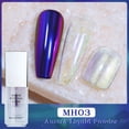 thumbnail image 1 of Gel transparente para esculpir uñas, gel para decoración de uñas, polvo líquido efecto espejo para realzar las uñas, polvo europeo y efecto espejo para realzar las uñas sin que se desprendan, 5 ml de, 1 of 3