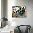 thumbnail image 3 of GOSMITH  Football Wall Art Colorful Graffiti Large Sports Football Wall Decor Football Canvas Print Artwork  Abstract Wall Art for Living Room Bedroom Decor, 3 of 4