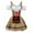 Khaki, variant on 2 Piece Sets for Women Summer Germany Oktoberfest Womens Vintage Dress Short Sleeve Beer Dress Stage Performance Dress Khaki