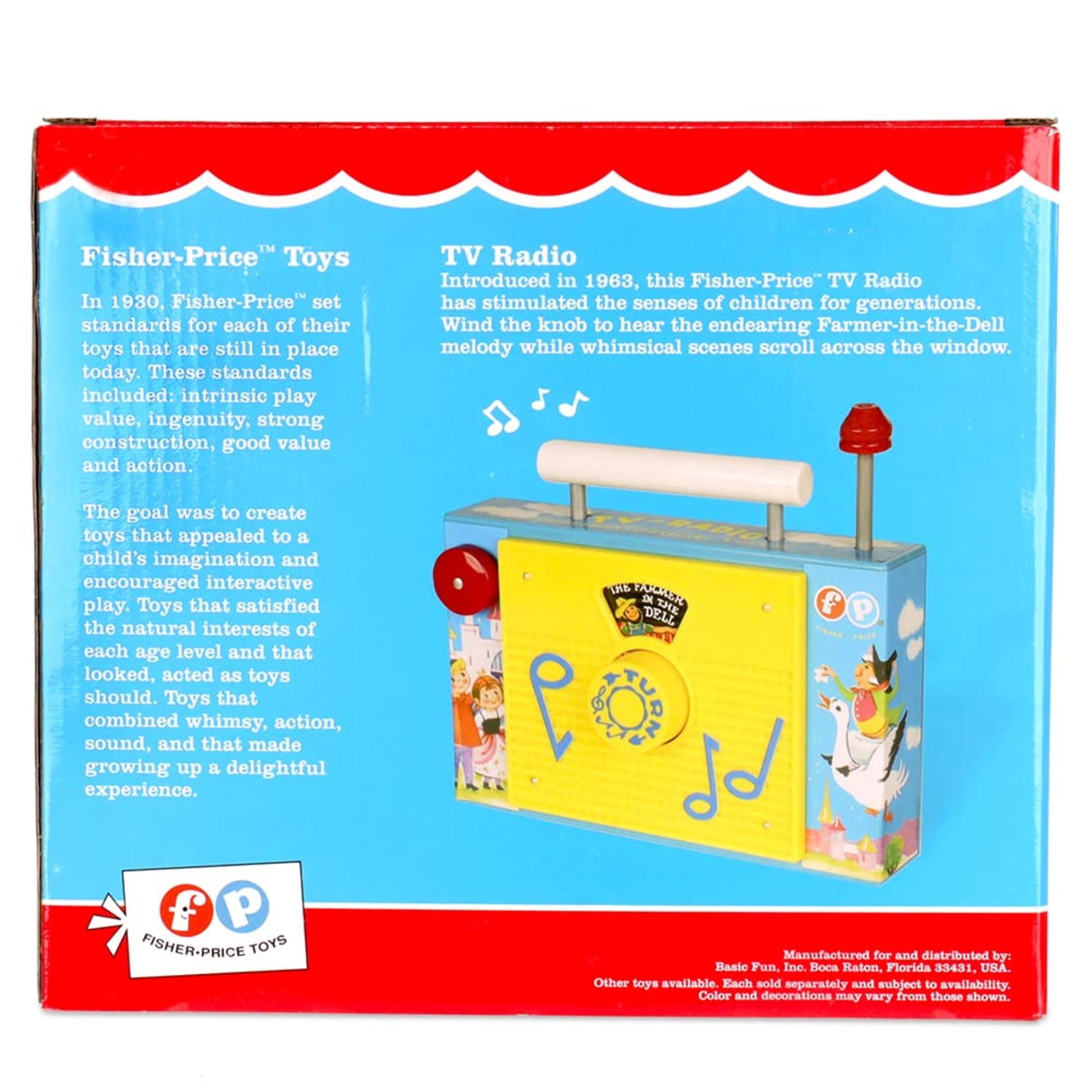 Fisher-Price Classics TV/Radio for Toddlers Age 3 Years+