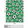 thumbnail image 3 of LHSHID Flannel Fleece Blanket American Football Field Green for Bedroom Couch Travelling Comfortable All Season Air Conditioning Blanket for Adult Chidern 50x60in, 3 of 6