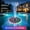 Black-A, variant on Solar Water Fountain for Bird Bath, Solar Powered Floating Pump with Multiple Nozzles for Bird Bath Pond Pool Garden Outdoor