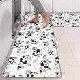 thumbnail image 2 of Kitchen Rugs Sets Of 2,White Cow Milk Cow Pattern Anti Fatigue Kitchen Mat Rugs Non Slip Washable,Decorative Kitchen Floor Mats for Kitchen,Sink,Laundry,17"X47", 2 of 5