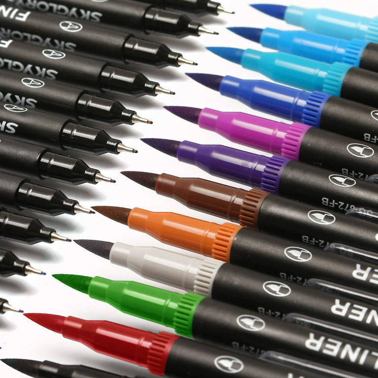 GetUSCart- Dual Brush Markers Pens 24 Colors, No Bleed Caligraphy