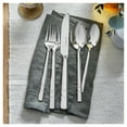 thumbnail image 5 of Henckels Madison Square 65-piece Flatware Set,18/10 Stainless Steel, Silver, 5 of 8