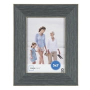 Mainstays 5x7 Chambray Blue Decorative Tabletop Picture Frame