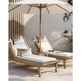 thumbnail image 4 of Autumn Tree Outdoor Head Resting Pillows with Insert Vintage Orange Red Fall Maple Leaf Branch Nature 1 Pack Waterproof Lumbar Pillows with Adjustable Strap for Patio Recliner Beach Chair, 11"x16", 4 of 7