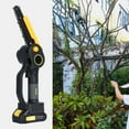 thumbnail image 5 of Jiledu 2-in-1 Cordless Pole Saw & Mini Chainsaw, Brushless Electric Chain Saw with 2 x 2.0Ah Battery, 4.9-7.5ft Adjustable Pole Saw for Tree Pruning_Clearance Car Washer, 5 of 8