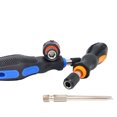 thumbnail image 3 of (6.35mm) Screwdriver Bit Holder Dismountable Portable Multifunctional Bits Nonslip Multifunctional Bits Driver Small Hand Tool Quick Release Handles Blue, 3 of 9