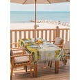thumbnail image 2 of Outdoor Tablecloth with Umbrella Hole for Patio/Picnic/Party/Camping, Lemon Truck Waterproof Table Cloth Rectangle Table Cover Washable, Summer Vintage Tropical Lemon Fruits (60"x 102"), 2 of 8