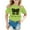 Light Green, variant on MEZZALL Kid Girls Cute Graphic T-Shirt Round Neck Short Sleeve Tee Summer Casual Tshirts Tops, Black, 13-14 Years