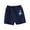 Navy A, variant on WRKEKC Girls Casual Shorts, Summer Shorts for Girls, Girls Trendy Summer Casual Solid Color Elastic Waist Fitting Breathable Loose Sports Shorts