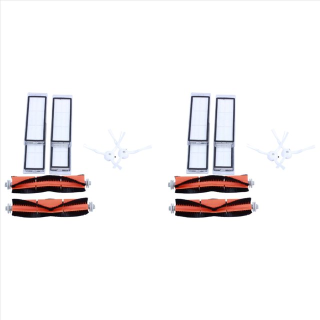 16 Pzs / Lote Adecuado para Robot S50 S51 Aspiradora Kit de Piezas de Repuesto Filtro Cepillo Lateral Cepillo de Rodillo