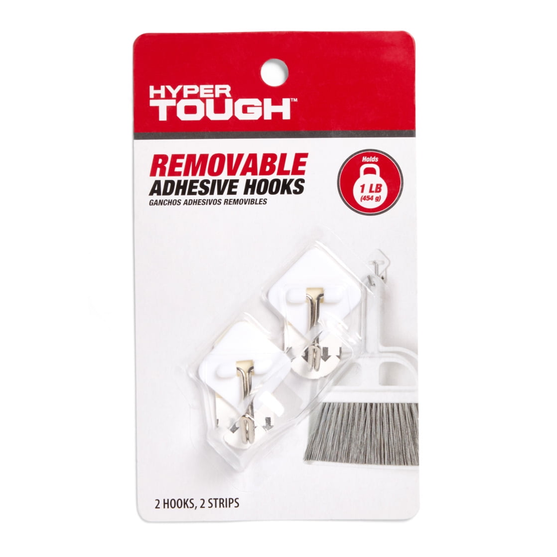Command Spring Clips, White, 8 Clips, 12 Small Strips - Walmart.com