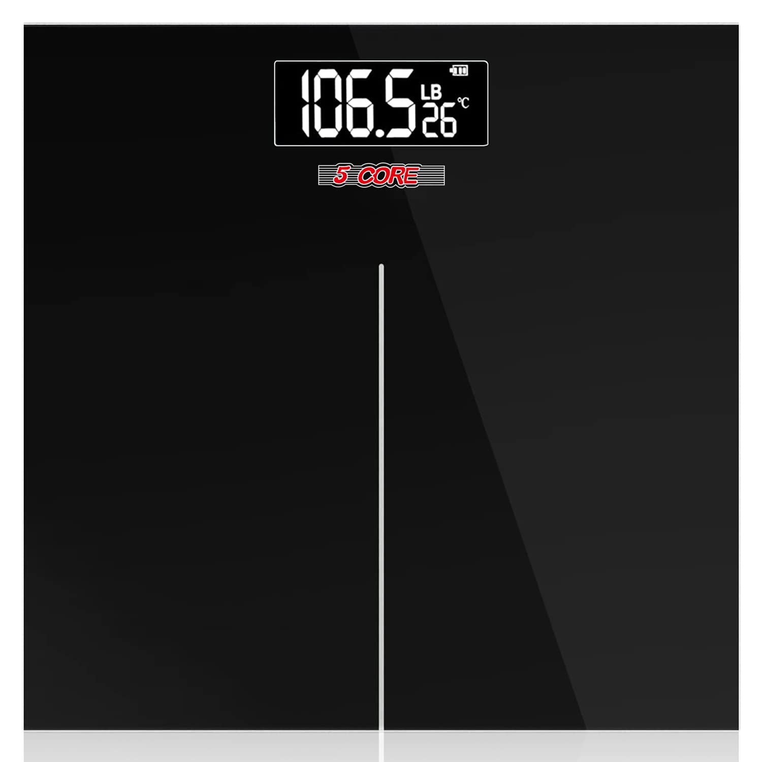 Rechargeable Digital Scale for Body Weight, Precision Bathroom Weighing