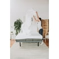 thumbnail image 3 of Omne Sleep Modern Brushed Microfiber King Sheet Set in White, 3 of 4