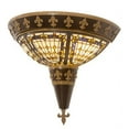 thumbnail image 2 of Meyda Tiffany 195705 Fleur De Lys 2 Light 15" Tall Wall Sconce - Copper Vein Bake / Nu, 2 of 4